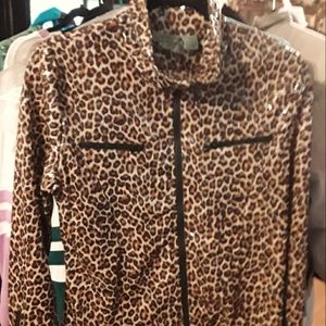 "It's Me" Gorgeous Thin Leopard Print Jacket Med.